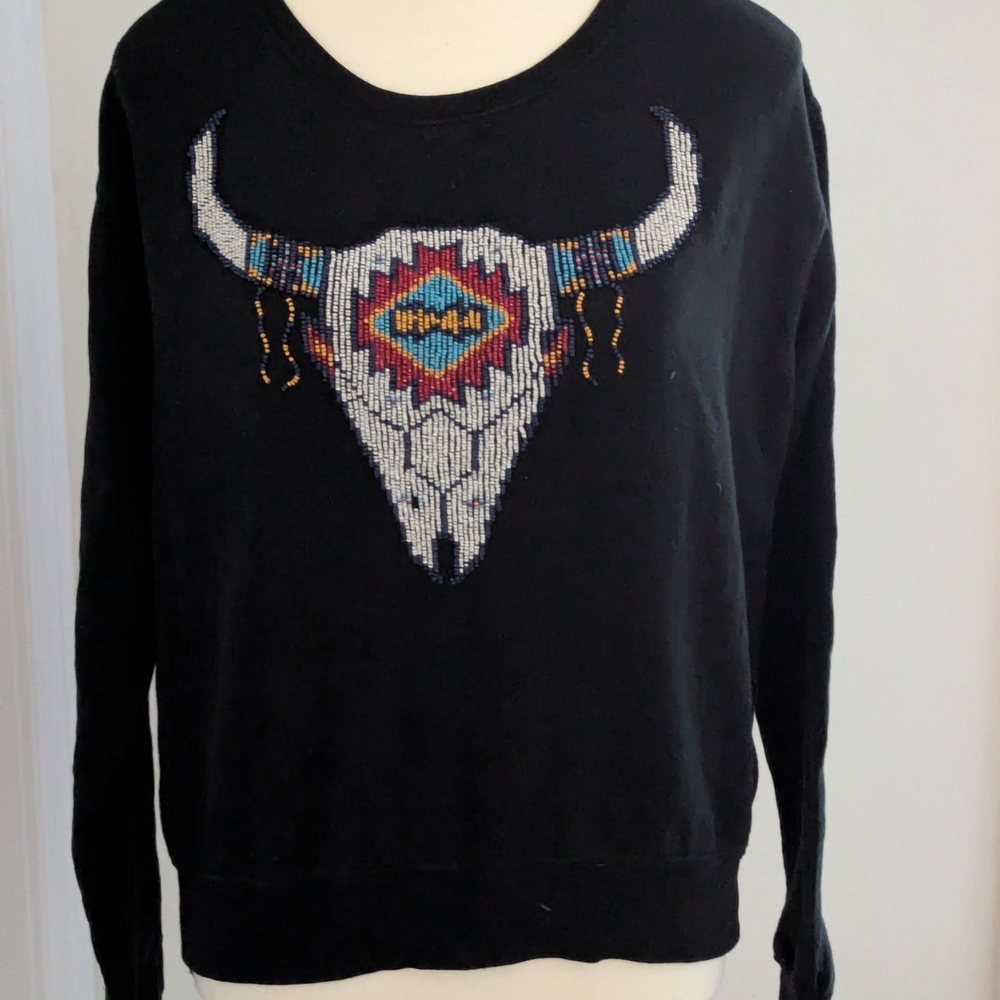 Ralph Lauren Black Denim & Supply Sweater